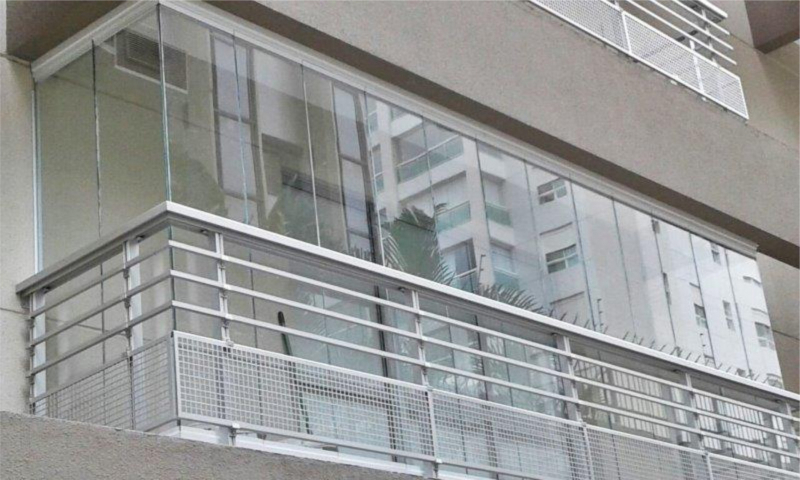 Fechamento de Varanda com Vidro Retrátil Nova Lima - Fechamento de Varanda com Vidro