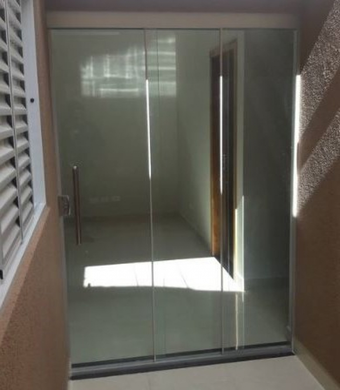 Porta Deslizante Vertical Preço Itamaracá - Porta Deslizante Vidro Temperado
