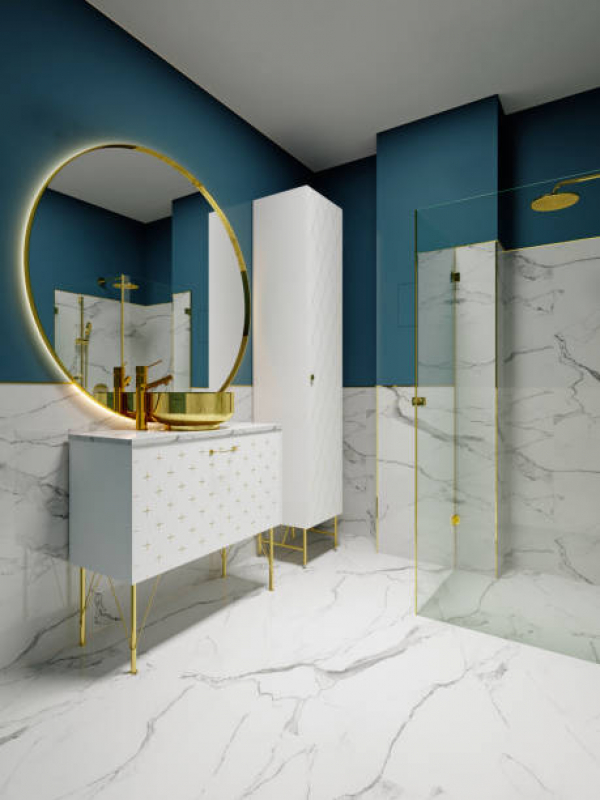 Preço de Espelho Sala de Jantar Danubio Azul - Espelho para Banheiro Redondo