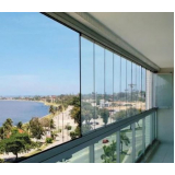preço de cortina de vidro para sacada Vila Futurista