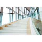 valor de corrimão de vidro para escada externa Jardim Batistão